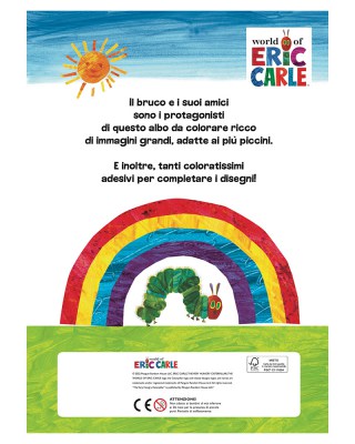 immagine di copertina del titolo Eric Carle il mio primo albo da colorare